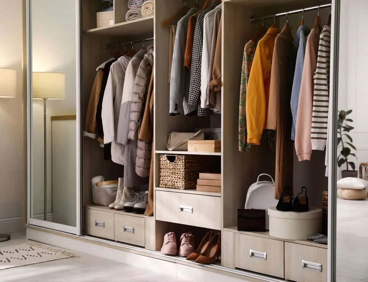 مرتب سازی کمد لباس زمستانی