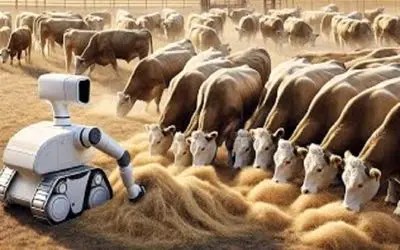 دامداری مدرن؛ با ربات‌ها میلیون‌ها گاو رو پرورش میدن باهوش مصنوعی سلاخی میکنن