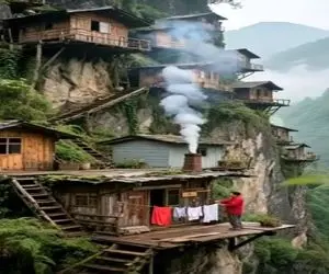 معماری خلاقانه؛ هتل زدن وسط جنگل اتاقا تق و لقن ویوشونم به دره اس فقط آدمای خاص میرن