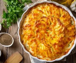 آموزش آشپزی؛ بدون خمیر با سوسیس و سیب زمینی این پیتزای فوری رو درست کن