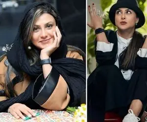 بیوگرافی آزاده صمدی و استایل خصوصی اش در اکران خصوصی / با آهنگ مودی گوشش رو ناز کرد