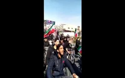 (ویدیو) ماجرای شعار مرگ بر روحانی در 22 بهمن