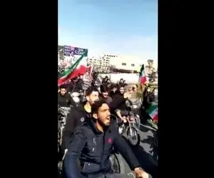 (ویدیو) ماجرای شعار مرگ بر روحانی در 22 بهمن