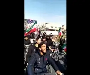 (ویدیو) ماجرای شعار مرگ بر روحانی در 22 بهمن