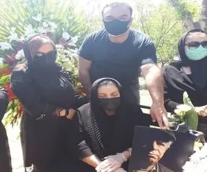تصاویری از مراسم خاکسپاری مرحوم محسن قاضی مرادی