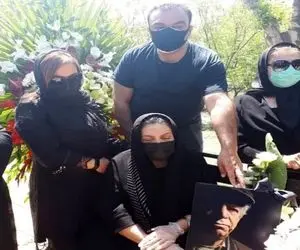 تصاویری از مراسم خاکسپاری مرحوم محسن قاضی مرادی