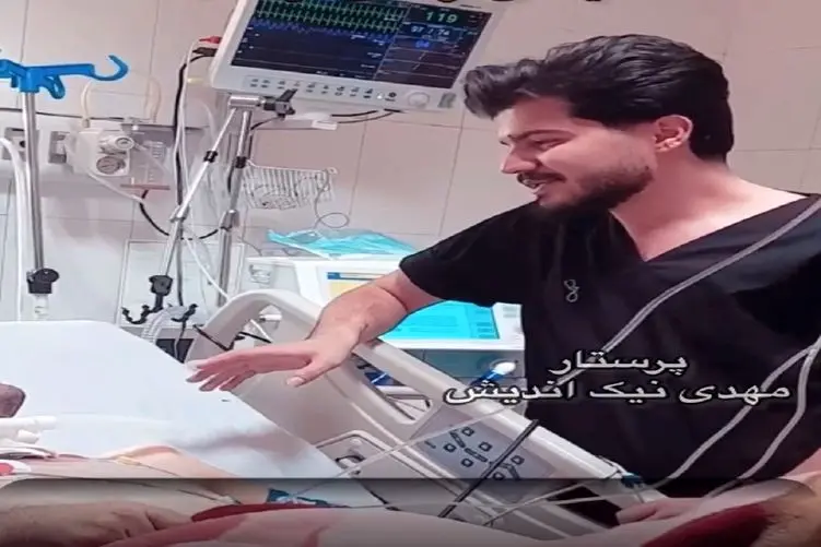 آواز بهشتی؛ پرستار بالا سر بیماری که به موندنش امیدی نبود خوند ضربان قلبش نرمال شد