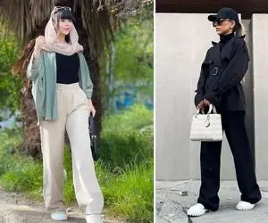 انواع سبک استایل با شلوار بگ واسه تویی که لاغری فکر میکنی بهت نمیاد / دلت میره واسشون