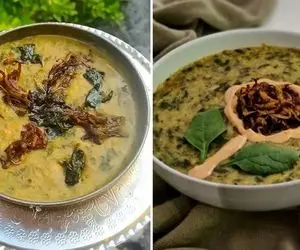 آش اسفناج ساده و مقوی بهترین گزینه برای افطاری / دستور پخت راحت و طعم فوق العاده
