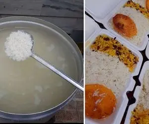 طرز تهیه برنج نذری برای 25 و 50 نفر / نکات مهم برای پخت یه پلوی درجه یک