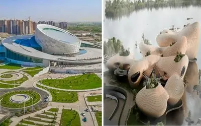 معماری مدرن ایران؛ تخت جمشید قدیمیه، سازه های فوق مدرن از سفینه اصفهان تا گوی شیشه ای