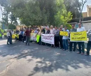 خواسته بازنشستگان جنوب در یک تجمع اعتراضی | تیر 1405