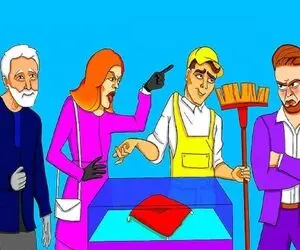 بازی فکری؛ اگه 100 هیچ جلویی دزد الماس رو پیدا کن