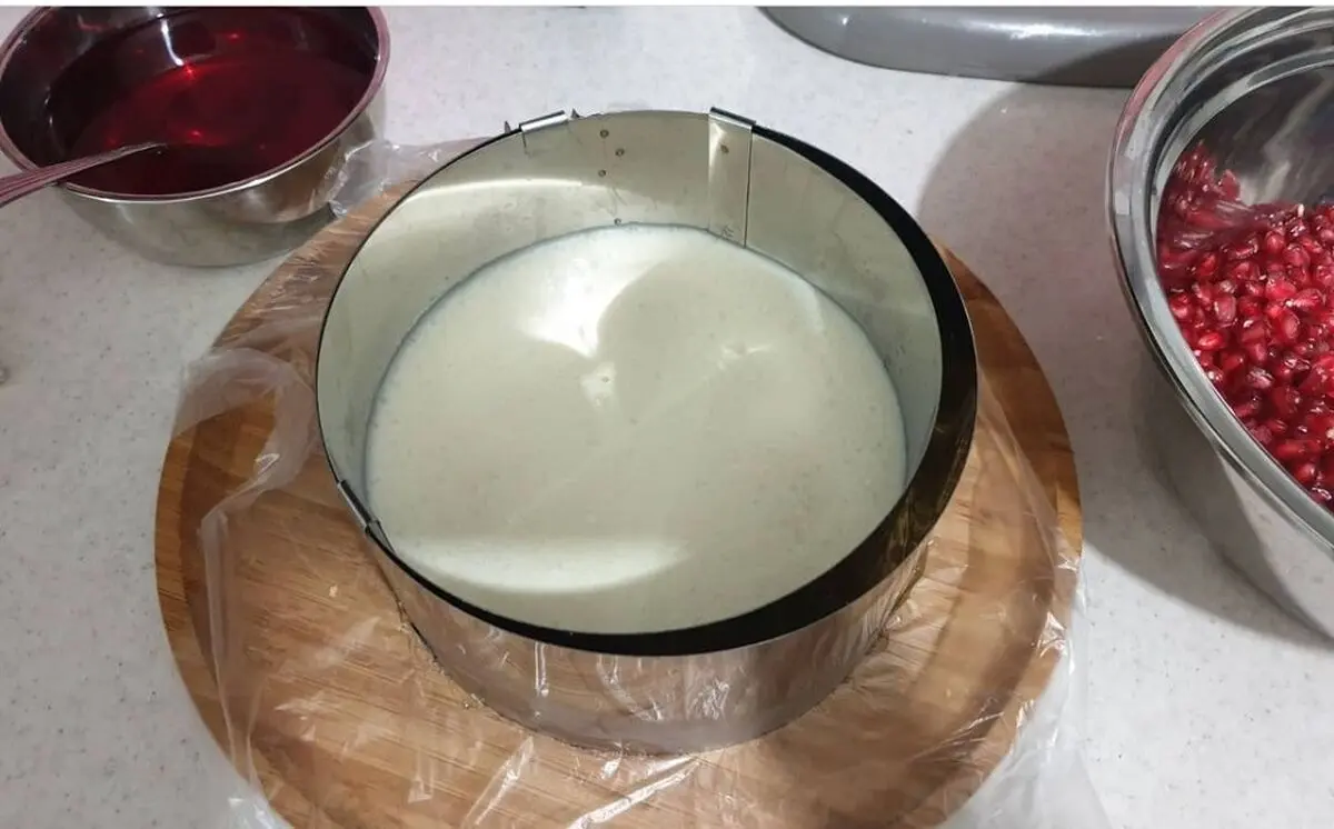 چیز کیک انار