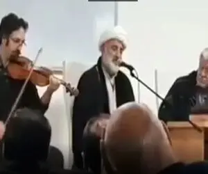 آواز اصیل؛ حاج آقا چنان ستودنی خوند حضار دست به گوشی شدن برا فیلم گرفتن و ثبت شاهکار