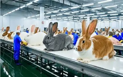 فرآوری خرگوش؛ مثل موز پوست خرگوش میکنن باهاش باربیکیو راه میندازن بوش مستت کنه