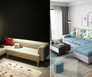 روش های چیدمان مبل ال در منزل/ خیلی راحت خونه رو مثل یک طراح حرفه ای دیزاین کن