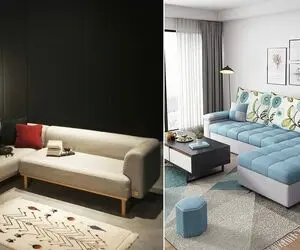 روش های چیدمان مبل ال در منزل/ خیلی راحت خونه رو مثل یک طراح حرفه ای دیزاین کن