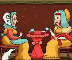 بازی فکری؛ نتونی 2 تا موش تصویر 2 لیدی قرون وسطی رو پیدا کنی یه چشم پزشک لازم داری