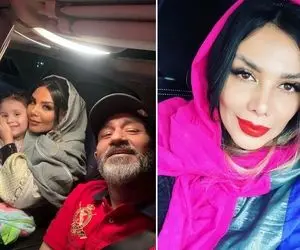 وقتی مهران غفوریان از خصوصی ترین لحظه خانمش میعَکسه؛ چه خوب گوشتاش ریخت!