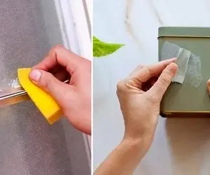 چسب نواری مثل بختک مونده رو وسیلت و رد انداخته؟ کاری نداره با این ترفندا تمیزش کن