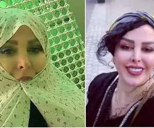 "فلور نظری" با این سن و سال در آغوش پسری جوان "کشف حجاب" کرد! +فیلم