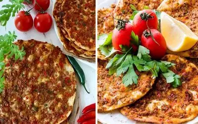 طرز تهیه لاهماجون ترکی / یه غذای سریع و خیلی خوشمزه واسه شام