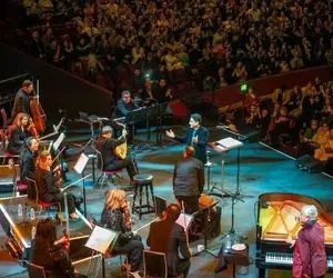 آواز همایونی؛ همایون شجریان به یاد استاد شجریان یاد ایام میخونه بغض سالن می ترکه