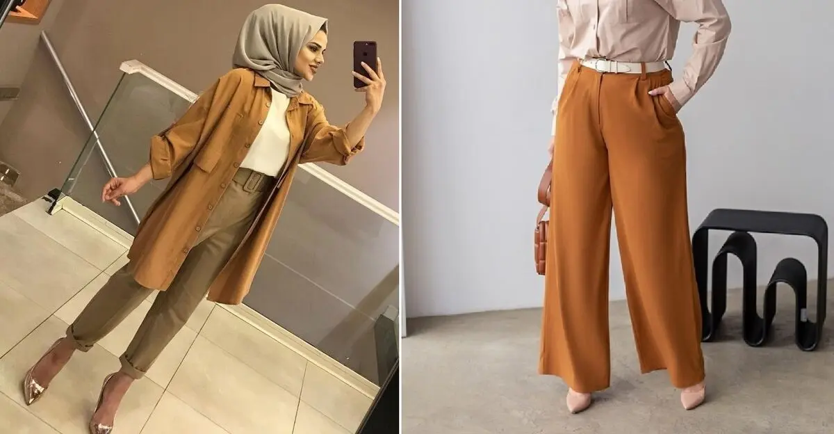شلوار مناسب اندام چاق و لاغر