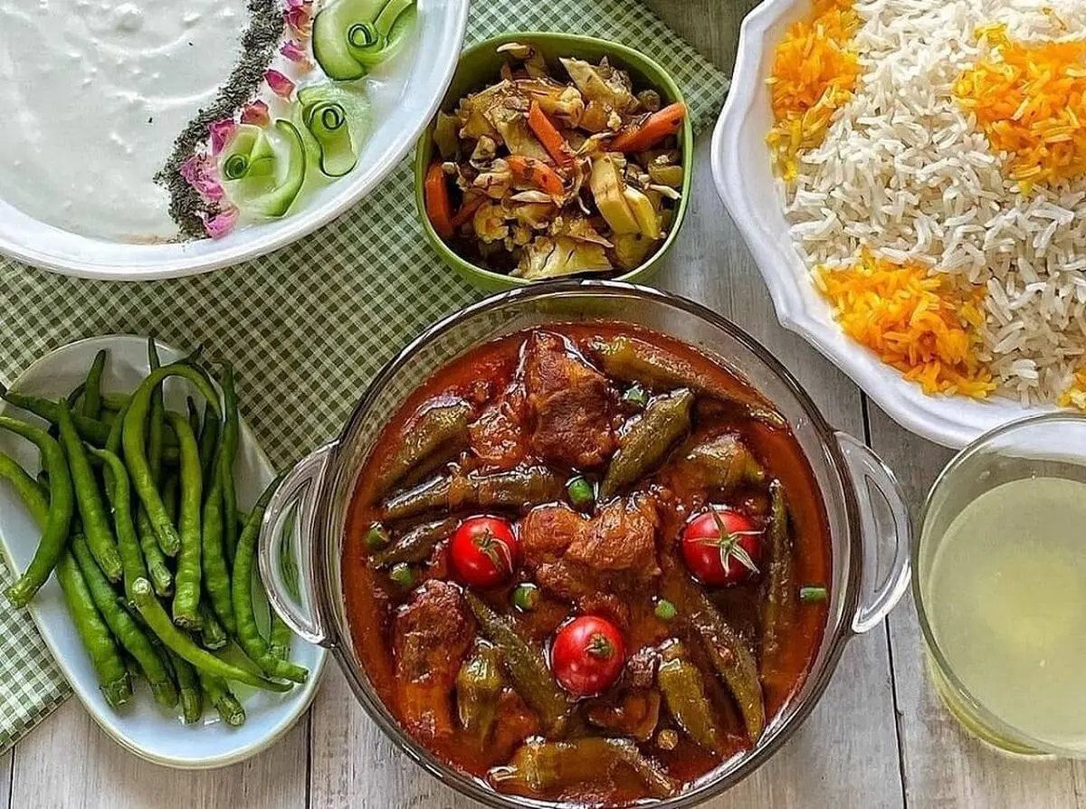 خورشت بامیه