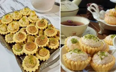 طرز تهیه تارت نارگیلی با بهترین دستور / یه شیرینی عالی که واسه عید نوروز حرف نداره