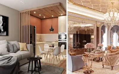 ایده آل ترین دکوراسیون برای منزل 60 متری؛ چیدمان شیک و اصولی با جایگیری همه لوازم 