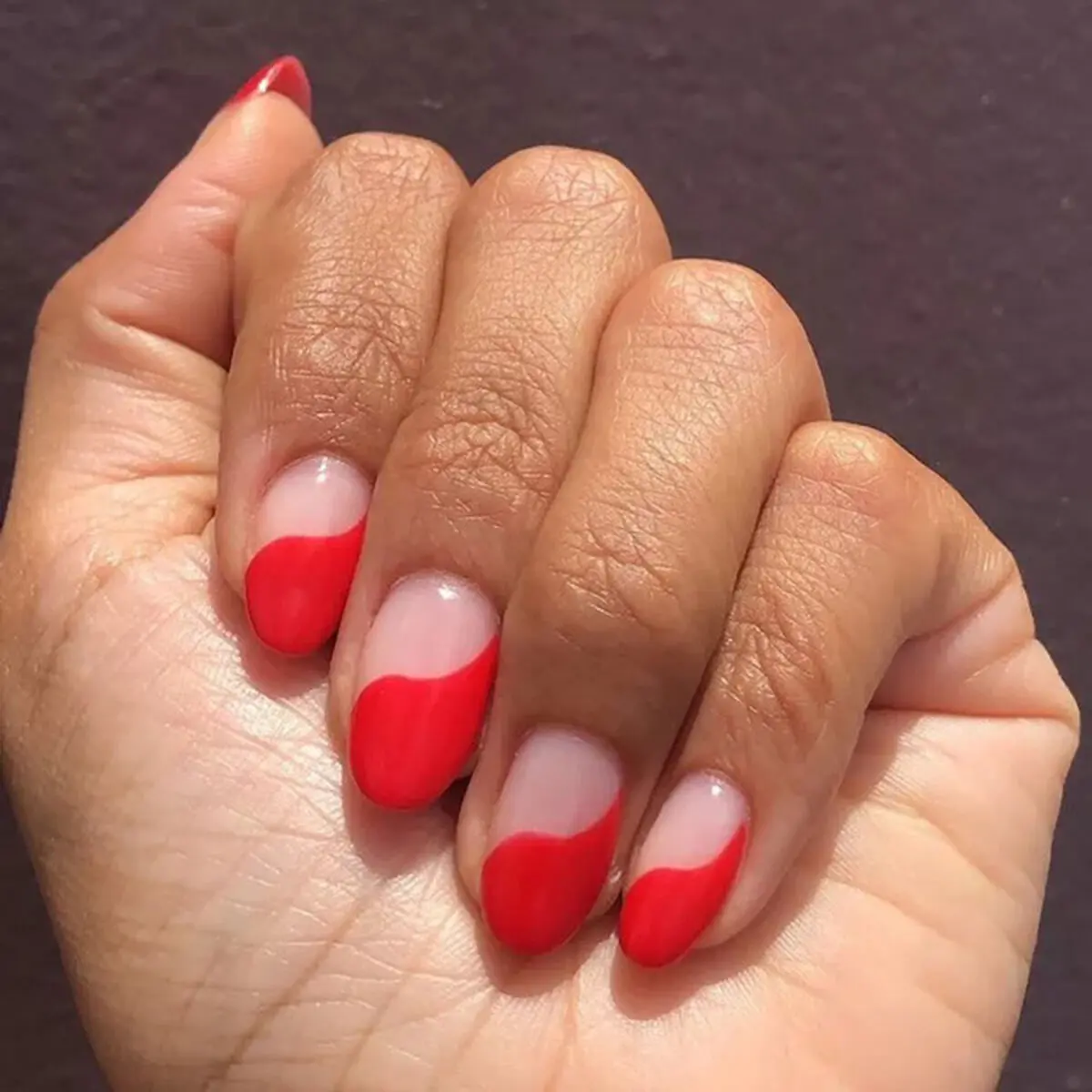 red-nail-model-for-girls-4