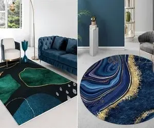 دکوراسیون فرش مدرن / گذشت میگفتن هر کس فرش ابریشم داره پولداره با این مدلا خونت لوکسه