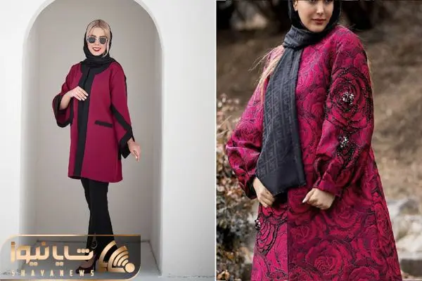 مانتو قرمز پرشین