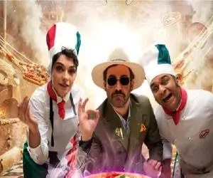 سکانس خندان/ دوئل فوتبال دستی با تخم مرغ جواد خواجوی و الیکا عبدالرزاقی/چه کثیفی کردن