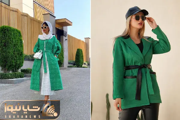 انواع پالتو سبز