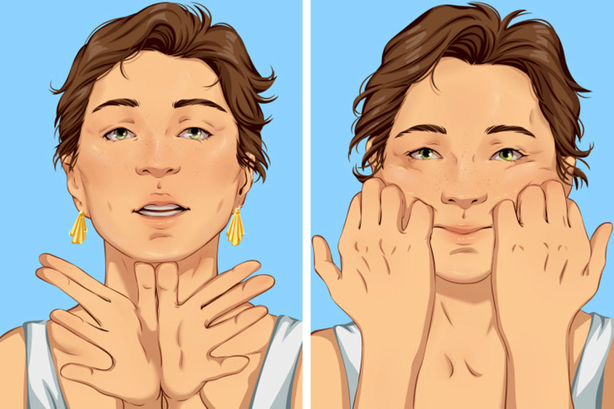 lifting face massage