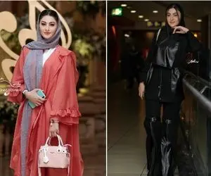 "مریم مومن" فِیسش دست نخوردس با این آرایش چه ناناز شد؛ خانوم سفره خونشونو کرده مانتو!