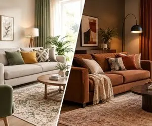 رنگ مبل باید با رنگ چه وسایلی در خانه ست شود؟ جذابیت دکور شیش برابر خونه بقیه میشه