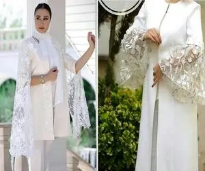 مانتوهای عقد جدید و مزون دوزی 2025؛ با اینا هر دختری میتونه بگه فرشته ی بی باله