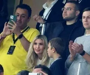 (عکس) دختر ترامپ تماشاگر ویژه بازی ایران آمریکا