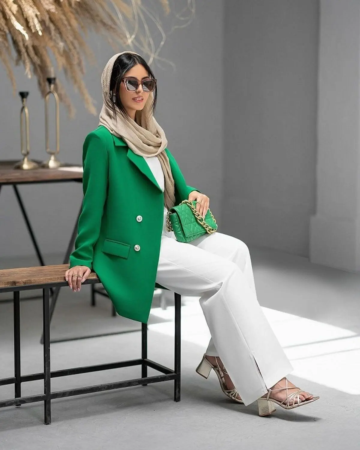 شلوار پارچه ای عید