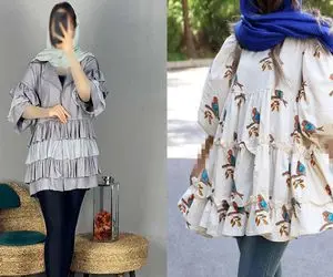 مانتوهای پفکی و عروسکی ترند واسه 1404/ امسال عید یه تیپ تینیجری و چشم درار بزن