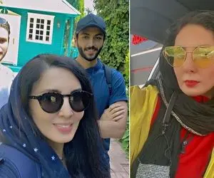 "لیلا بلوکات" با عینک خفن و موی بابلیس کشیدش جینگول شد؛ با دیباج و پسرِ حیایی چه اوکیی!