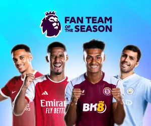 (عکس) تیم منتخب فصل 24-2023 لیگ برتر انگلیس 