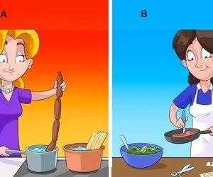 هوش تصویری؛ اگه زدی رو دست تیزهوشا بگو کدوم از این خانومای آشپز شوهر پولداری داره؟