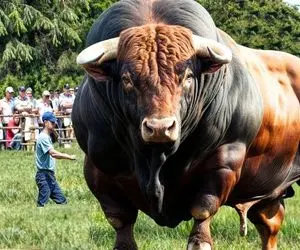 کارخانه حیوانات؛ به گاو هورمون خوک زدن هیکلی بهم زده پایین خوک و بالا گاومیش