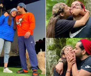 ماچ بازی و تو حس رفتن "رضا بهرام" با آبجیش؛ آقای خواننده نامزدت نیستا!