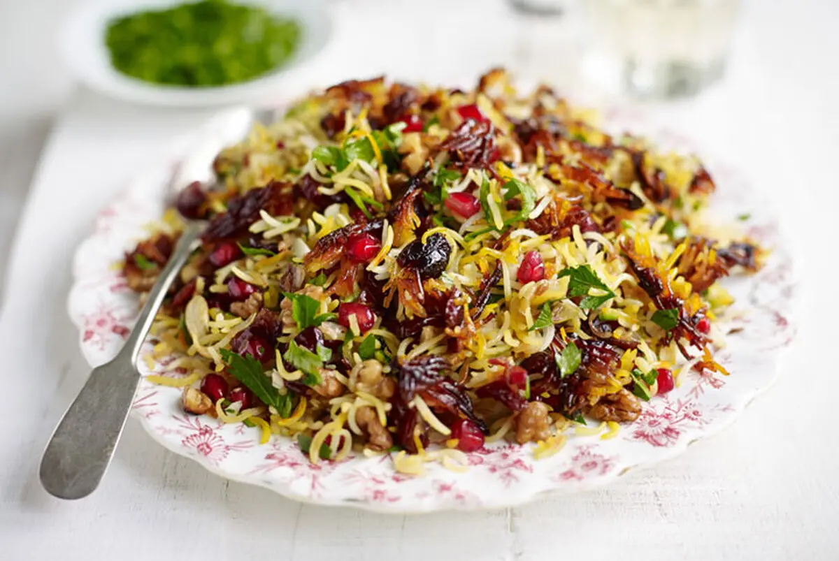 pomegranate-rice